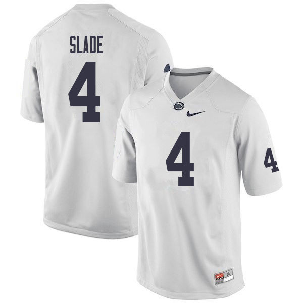 NCAA Nike Men's Penn State Nittany Lions Ricky Slade #4 College Football Authentic White Stitched Jersey YHQ7598EB